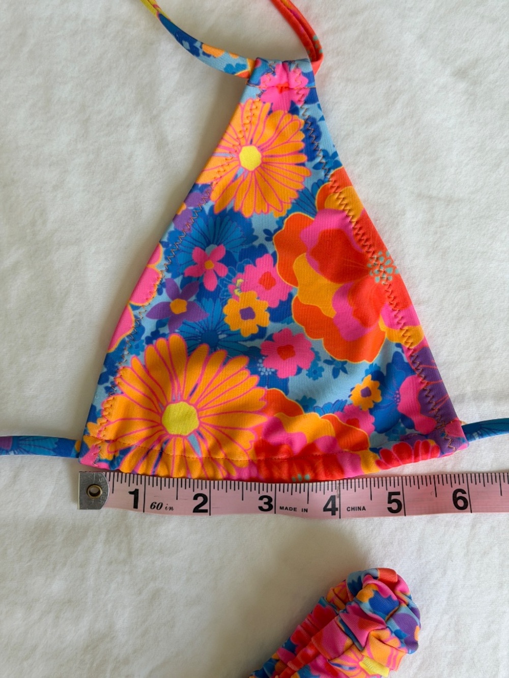 Kulani Kinis - Sapphire Sun Retro thong bikini set - S/M - Picture 4 of 10